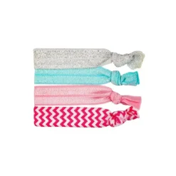 Clearance Creative Education Flare Hair Ties - 4Pc