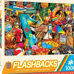 Hot MasterPieces Flashbacks - Beach Time Flea Market - 1000 Piece EZGrip Puzzle