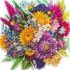 New Unidragon Flora - Blooming Bouquet Wooden Puzzle - 200 Pieces
