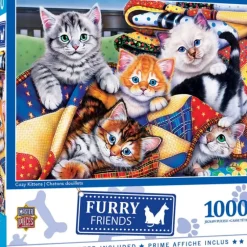 Online MasterPieces Furry Friends - Cozy Kittens - 1000 Piece Puzzle