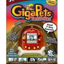 Tangle Giga Pets Collector’s Edition Nostalgic 90s Toy, 3D Pet T-Rex