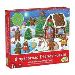 Online Peaceable Kingdom Gingerbread Friends Puzzle - Scratch & Sniff