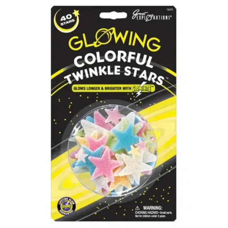 Best University Games Glow in the Dark Colorful Twinkle Stars