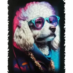 Outlet Unidragon GlowUp - Sir Poodle Wooden Jigsaw Puzzle