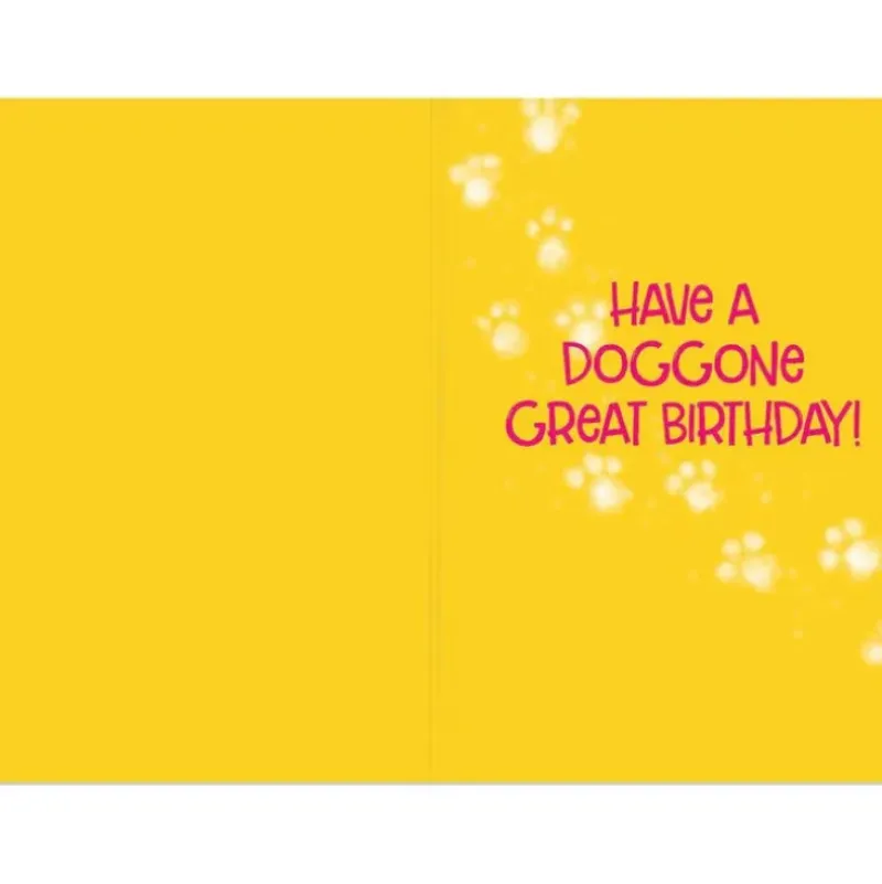 Peaceable Kingdom Googly Eyes - Bulldog Birthday Card