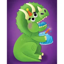 Discount Peaceable Kingdom Googly Eyes - Dinosaur Birthday Card