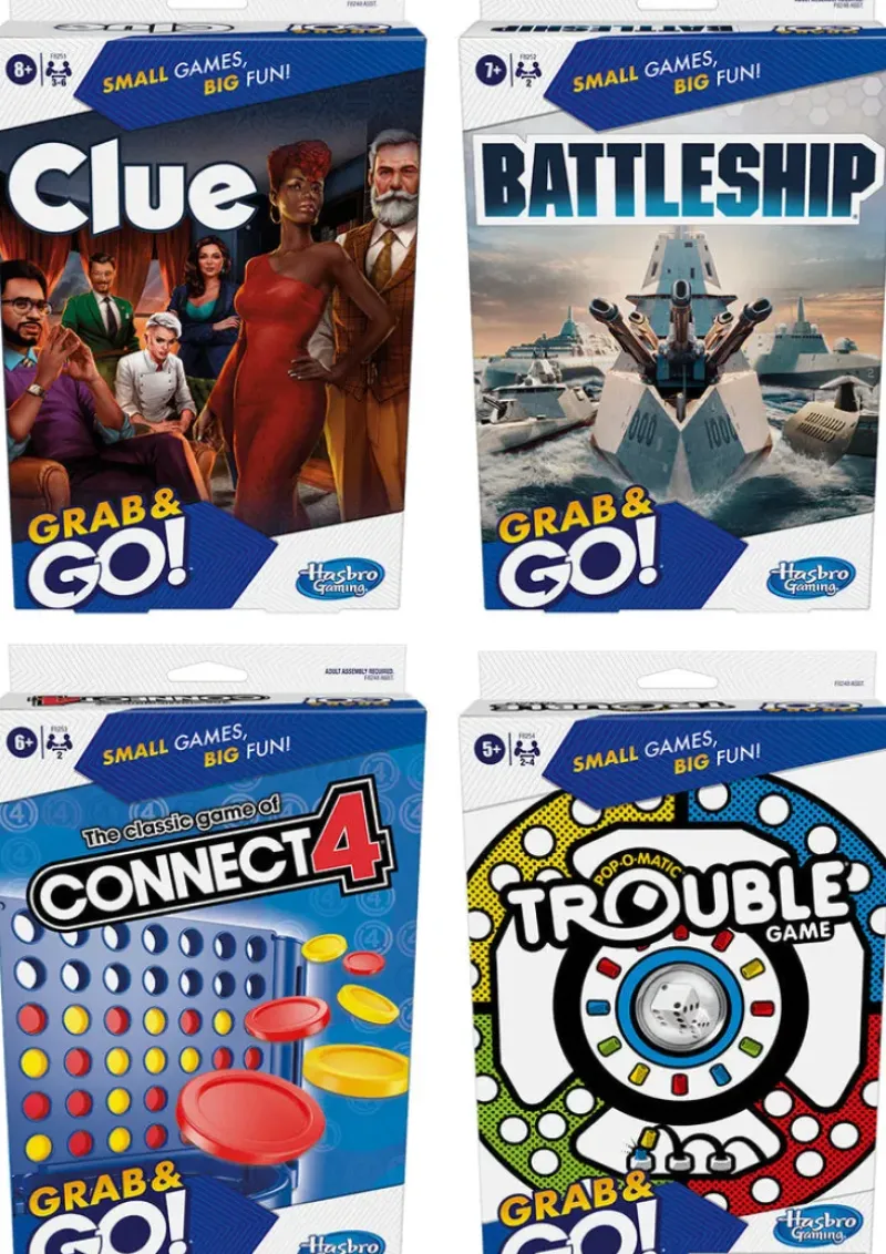 Hot Hasbro Grab & Go Games Assorted Styles