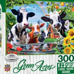 Hot MasterPieces Green Acres - Moo Love - 300 Piece EzGrip Puzzle