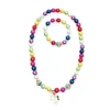 Discount Creative Education Gumball Rainbow Necklace and Bracelet Set