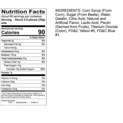 Clearance Albanese Confectionery Gummi Apple Rings 4.5 lb. Bag