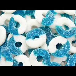 Online Albanese Confectionery Gummi Blue Raspberry Rings 4.5 lb. Bag
