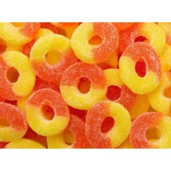 Online Albanese Confectionery Gummi Peach Rings 4.5 lb. Bag