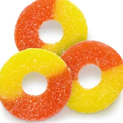 Online Albanese Confectionery Gummi Peach Rings 4.5 lb. Bag