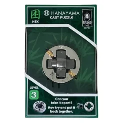New University Games Hanayama Cast Puzzle - Hex - Level 3