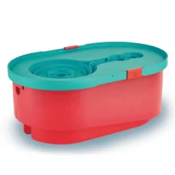 New Hape Quadrilla Stack Track Bucket Set Wooden Marble Run Blocks