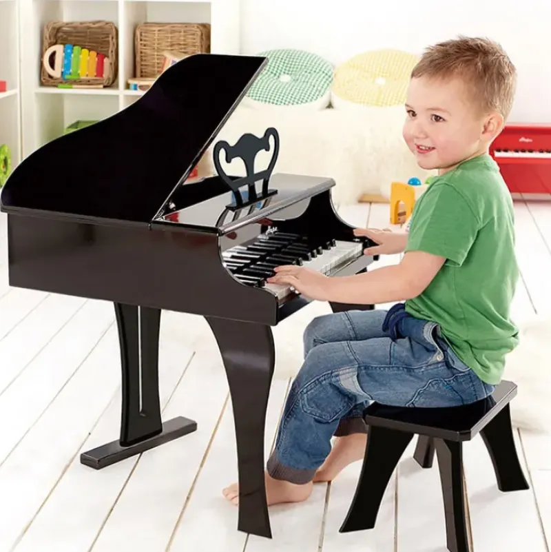 Online Hape Happy Grand Piano - Black