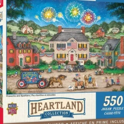 Online MasterPieces Heartland Collection - Fireworks and Sparklers - 550 Piece Puzzle