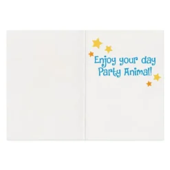 Sale Peaceable Kingdom Hedgehog Foil Birthday Card