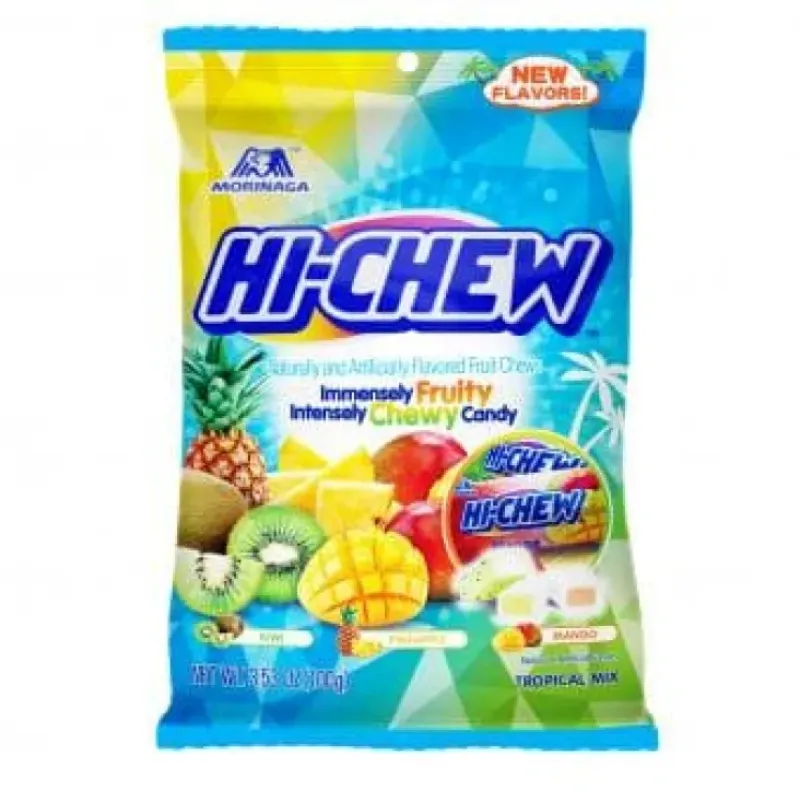 Best Morinaga Hi-Chew Bag Tropical Mix - 3.53 oz. Peg Bag