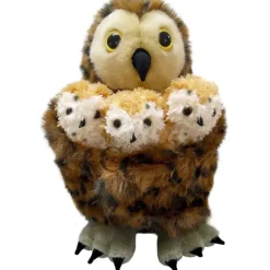 Outlet The Puppet Company Hide-Away Puppets - Mother Owl With 3 Babies