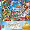 New MasterPieces Holiday - Snow Globe Dreams - 500 Piece Glitter Puzzle