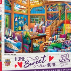 Online MasterPieces Home Sweet Home - Hobby Time - 550 Piece Puzzle