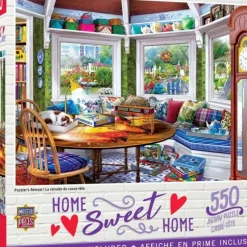 Outlet MasterPieces Home Sweet Home - Puzzler's Retreat - 550 Piece Puzzle