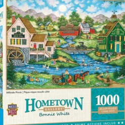 Best MasterPieces Hometown Gallery - Millside Picnic - 1000 Piece Puzzle