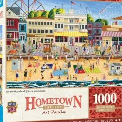 Hot MasterPieces Hometown Gallery - On the Boardwalk - 1000 Piece Puzzle