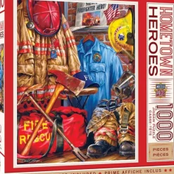 New MasterPieces Hometown Heroes - Fire and Rescue - 1000 Piece Puzzle
