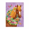 Peaceable Kingdom Horse and Butterfly Foil Birthday Card