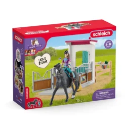 New Schleich Horse Club Horse Box with Lisa & Storm