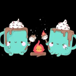 Best Idako Hot Chocolate Campfire 4" Sticker