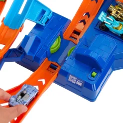 Online Mattel Hot Wheels 4-Loop Crash-Out Track Set