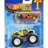 Discount Mattel HOT WHEELS Monster Truck plus Car - Totaled