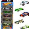 Discount Mattel Hot Wheels 5-Pack Of 1:64 Scale Die-Cast Vehicles Let's Race!