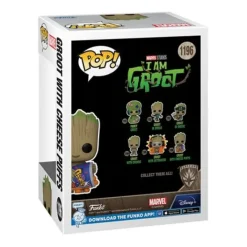 Hot Funko I Am Groot - Groot with Cheese Puffs Pop! Vinyl Figure