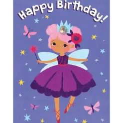 Sale Peaceable Kingdom Jewel Birthday Card Fairy with Jewel Crown