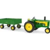 Discount TOMY John Deere 730 with Barge Wagon 1:16 Scale