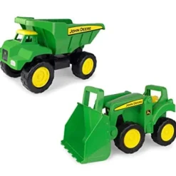 Online TOMY John Deere Sandbox Vehicle 2 Pack With Loader And Dump Truck