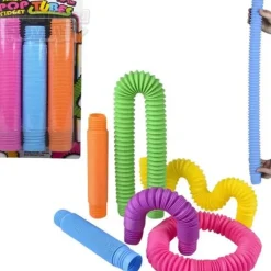 Hot The Toy Network Jumbo Fidget Pop Tubes 9"