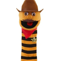 Best The Puppet Company Knitted Puppets - Cowboy