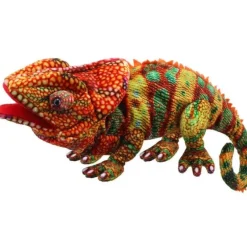 Clearance The Puppet Company Large Creature Puppet - Chameleon - Orange