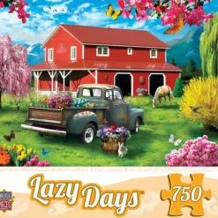 Sale MasterPieces Lazy Days - A Farm's Alive - 750 Piece Puzzle