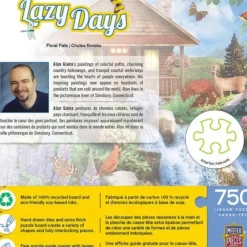 Hot MasterPieces Lazy Days - Floral Falls - 750 Piece Puzzle