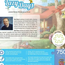 Clearance MasterPieces Lazy Days - Lakeside Retreat - 750 Piece Puzzle