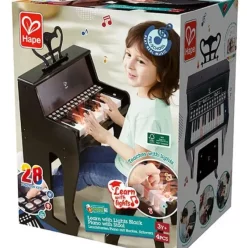 Best Hape Learn with Lights Piano with Stool