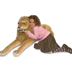 Clearance Melissa u0026 Doug Lion - Lifelike Animal Giant Plush
