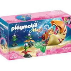 New Playmobil Magic - Mermaid with Sea Snail Gondola