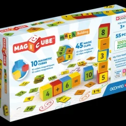 Outlet Geomag Magicube Math Building Recycled 55 Pieces